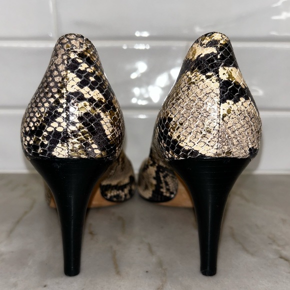 Via Spiga Snakeskin heels size 7.5 - Picture 8 of 12